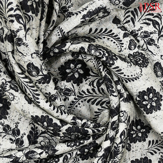 Grey Modal Silk Saree