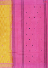 Yellow Kanchi Cotton Saree