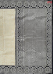 Classic Beige Kanchipuram Jacquard Silk Saree