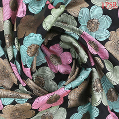 Black Semi Banaras Saree