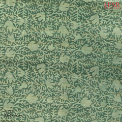 Green & Mustard Chanderi Silk Cotton Saree