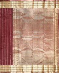 Auburn Fancy Kanchipuram Silk Saree