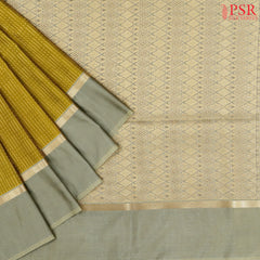 Warm Olive Soft Art Silk Saree