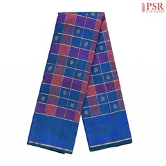 French Blue Kanchipuram Silk Saree