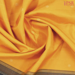 Mustard Yellow Kanchipuram Silk Saree