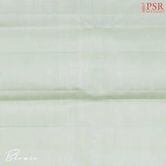Peacock Blue Kanchipuram Silk Saree