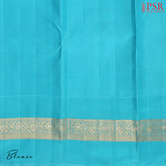 Navy Blue Kanchipuram Silk Saree
