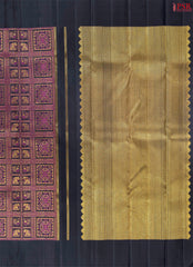 Black Kanchipuram Silk Saree