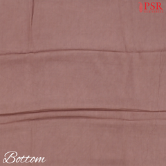 Pink & Beige Rayon Dress Material