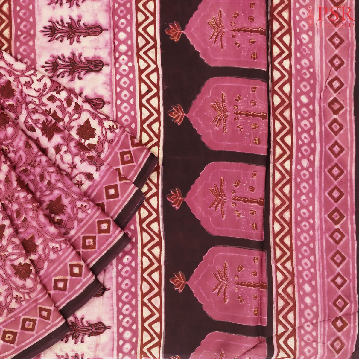 Wildberry Pink Modal Silk Saree