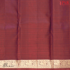 Dark Cerulean Blue Fancy Kanchipuram Silk Saree