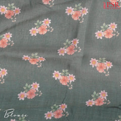 Pearl Beige Linen Saree