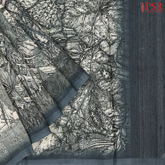 Dark Green Munga Silk Saree