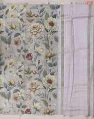 Primrose Pink Printed Tissue Saree