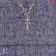 Heather Mauve Silk Cotton Dress Material
