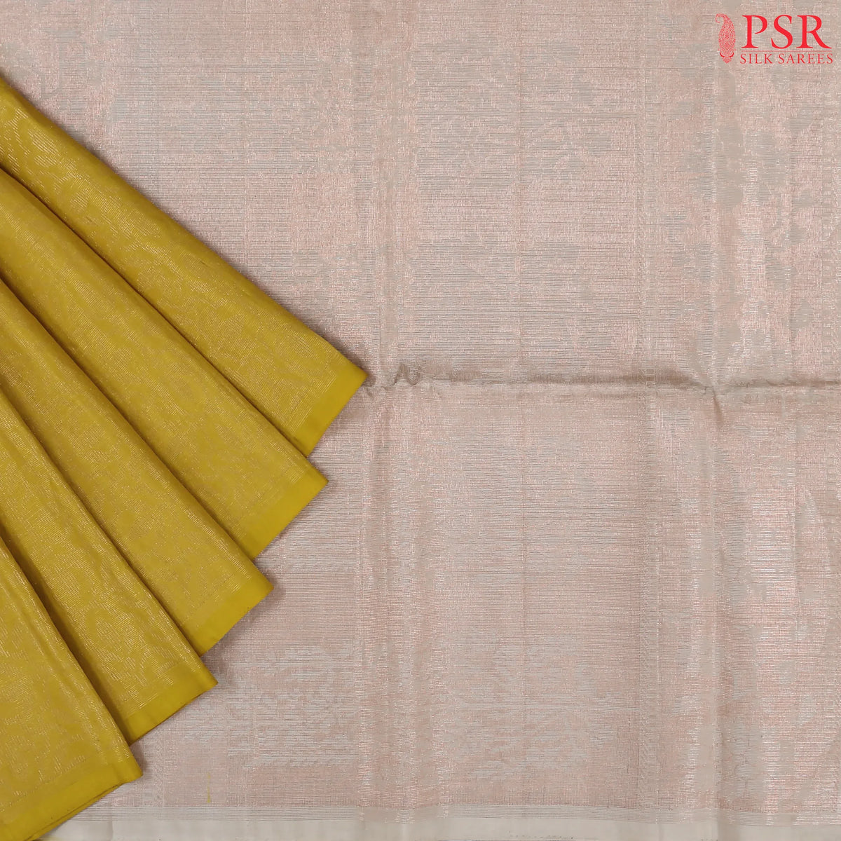 Mustard Yellow Soft Silk Saree