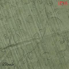 Sage Green Semi Dupion Saree