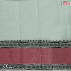 Mint Green Kalakshetra Kovai Cotton Saree