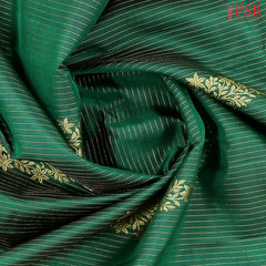 Dark Green Kanchipuram Silk Saree
