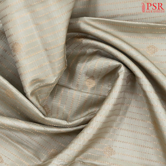 Elachi Beige Fancy Kanchipuram Silk Saree