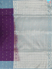 Dark Purple Soft Art Silk Saree