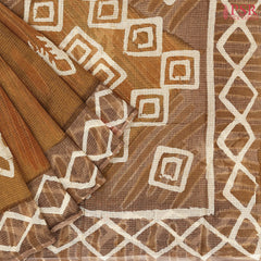 Dark Mustard Yellow Kota Saree