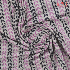 Light Grey Batik Print Running Material