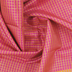 Magenta & Orange Kanchipuram Silk Saree