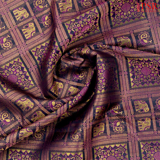 Black Kanchipuram Silk Saree