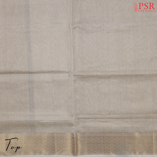 Beige Maheswari Silk Cotton Dress Material