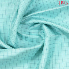 Powder Blue Kanchipuram Silk Saree