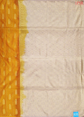 Marigold Yellow Soft Art Silk Saree