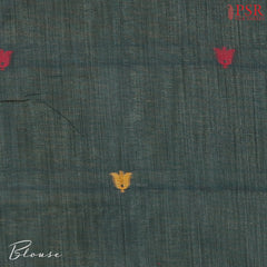 Pistachio Green Ghicha Cotton Saree