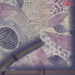 Heather Mauve Silk Cotton Dress Material