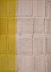 Mustard Yellow Soft Silk Saree