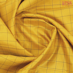 Mustard Yellow Kanchipuram Silk Saree