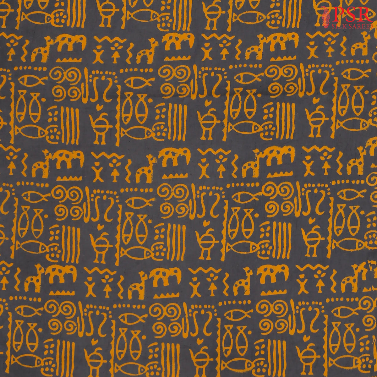 Grey Cotton Print Running Material