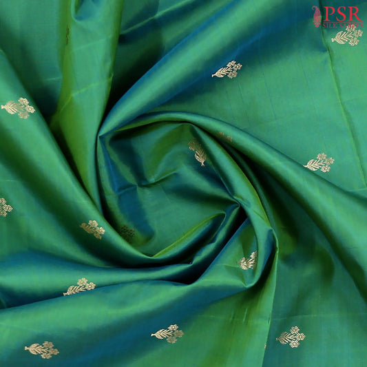 Jade Green Soft Silk Saree