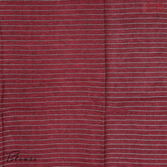 Dark Crimson Linen Saree