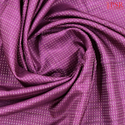 Boysenberry Purple Semi Tussar Saree