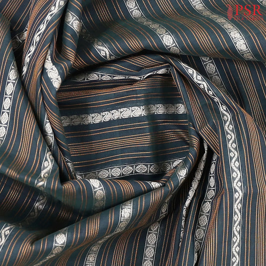 Bottle Green Kalakshetra Kovai Cotton Saree
