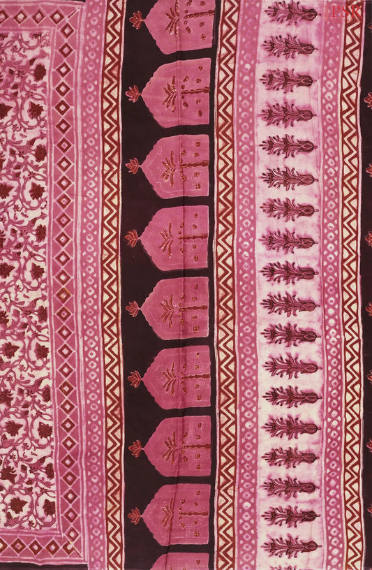 Wildberry Pink Modal Silk Saree