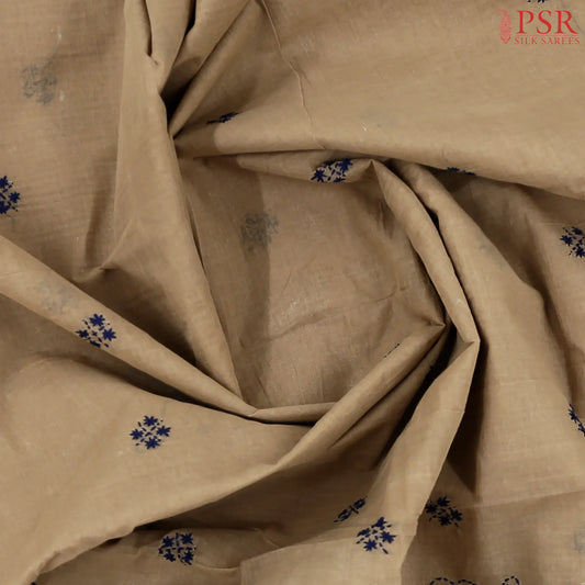 Tortilla Brown Bengal Cotton Saree