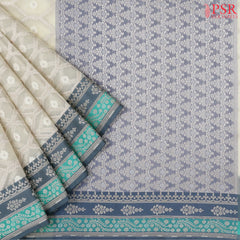 Elachi Beige Summer Silk Saree