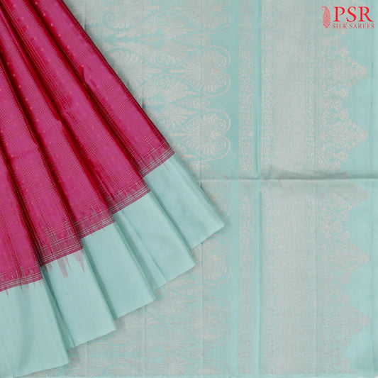 Dark Pink Soft Silk Saree