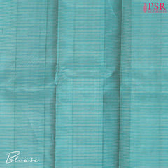 Elachi Beige Fancy Kanchipuram Silk Saree