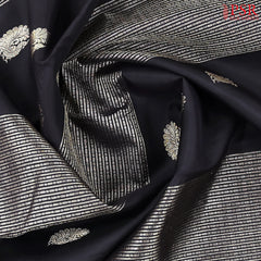 Black Kanchipuram Silk Saree