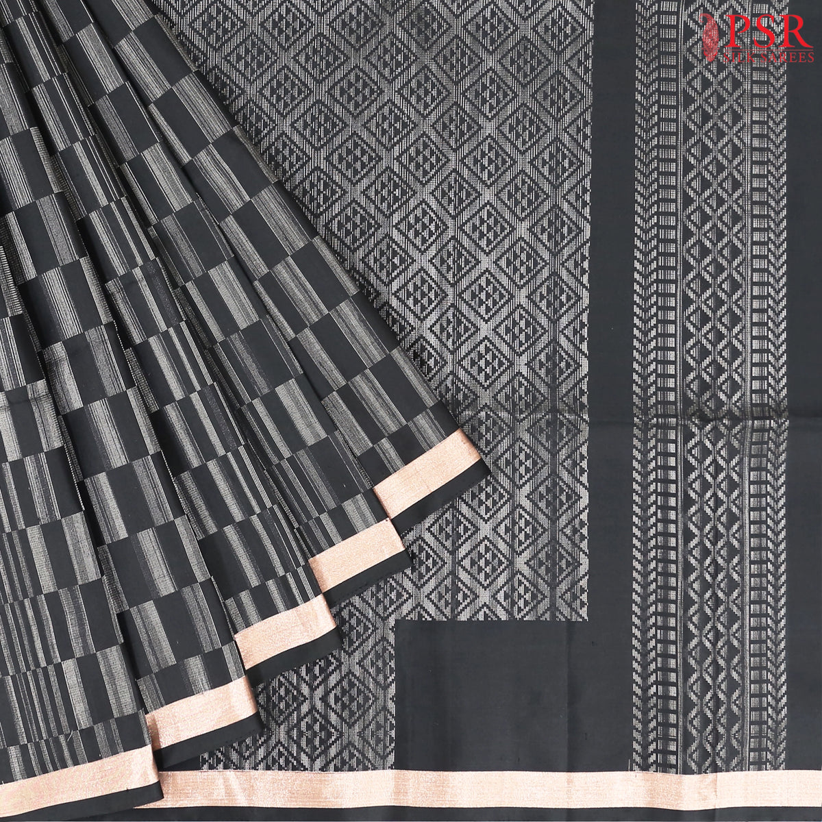 Black Soft Silk Saree