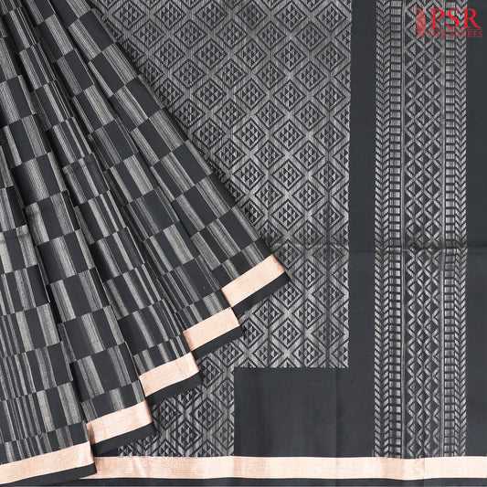 Black Soft Silk Saree