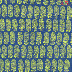 Indigo Blue Jaipur Cotton Print Running Material